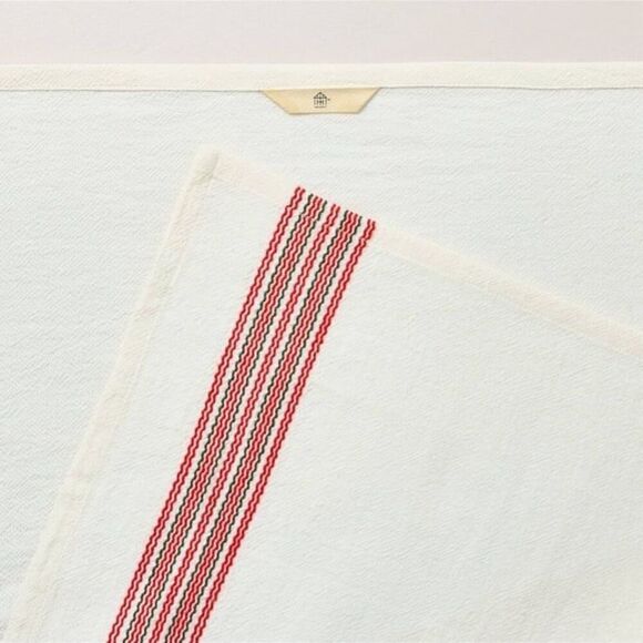 Hearth & Hand Magnolia Christmas Striped Kitchen Hand Towel - Picture 3 of 8